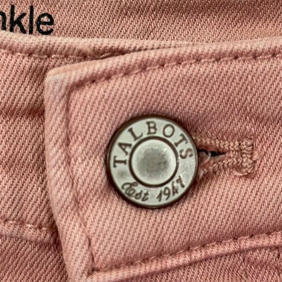 Talbots Jeans Size 16P Pink Flawless Slim Ankle Denim NWOT - Picture 5 of 11